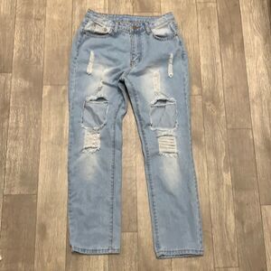 ‎Womens SHEIN Distressed Jeans